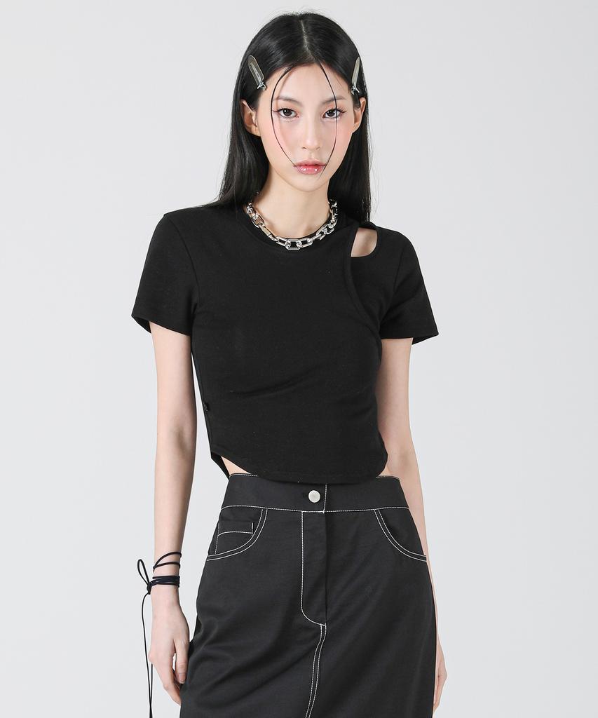 Urban Dress Hole-Cut Crop Tee - 5Col