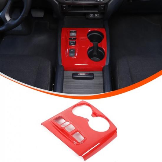 ABS Carbon Fiber Center Gear Shift Panel Cover Trim For Honda Pilot 2016-