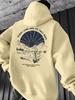 Men's Casual Retro Landscape Print Hoodie, Winter and Autumn Thick-fabric Version, Outdoor Comfortable and Warm