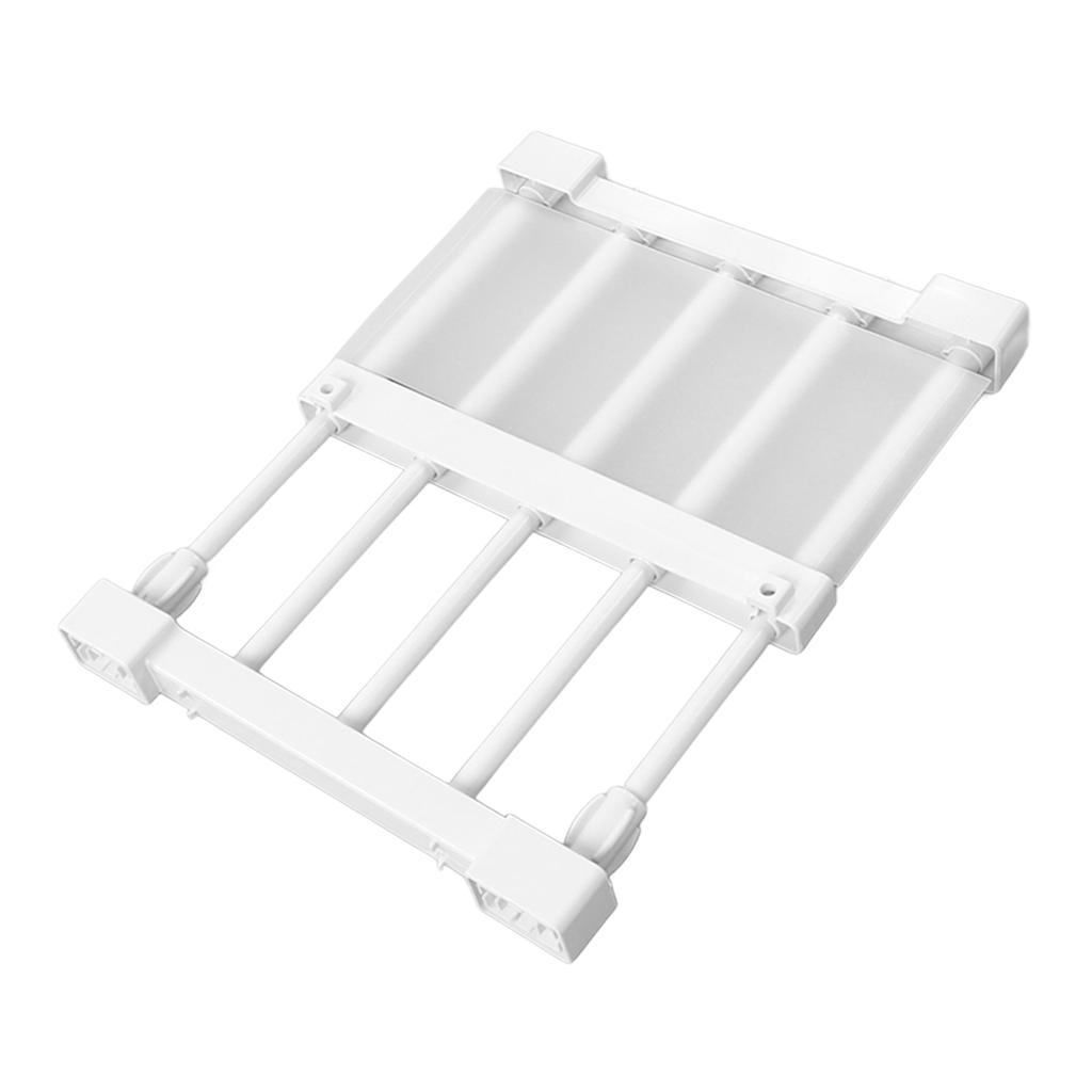 Closet Tension Shelf Expandable Nail Cabinet Divider Storage Rack for Wardrobe Cupboard