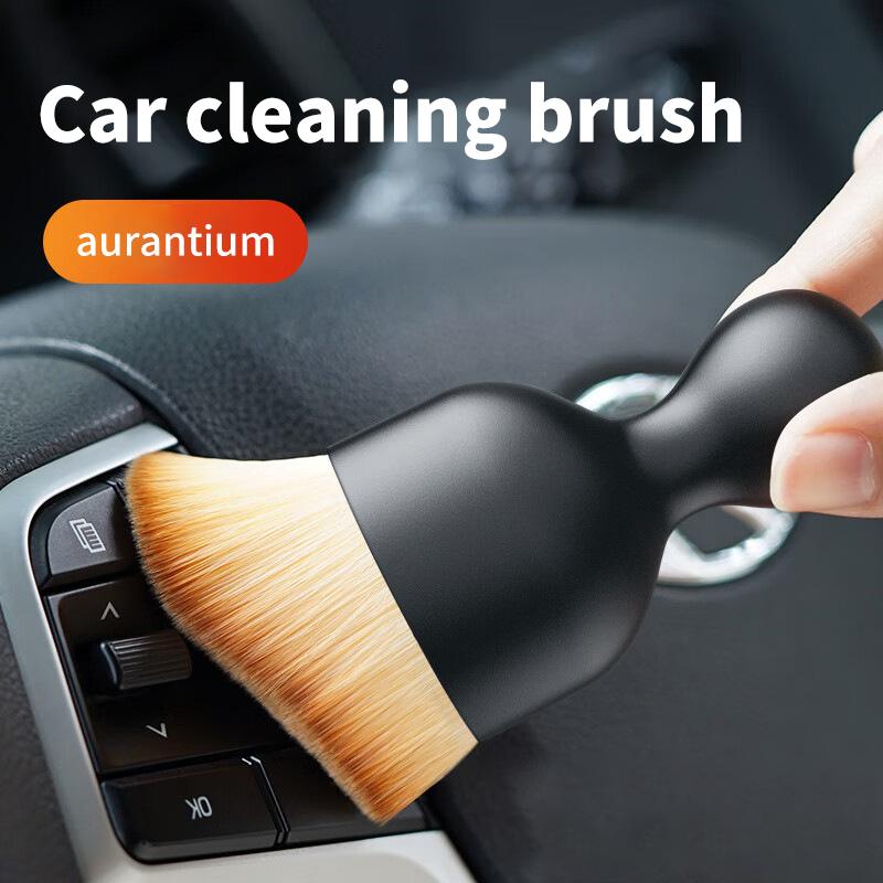 Auto Lüftungsdüsen Reinigungsbürste Weiche Bürste mit Gehäuse für Auto Innenraum Reinigungswerkzeug Künstliche Autobürste Auto Spalt Staubwedel Auto Detaillierung