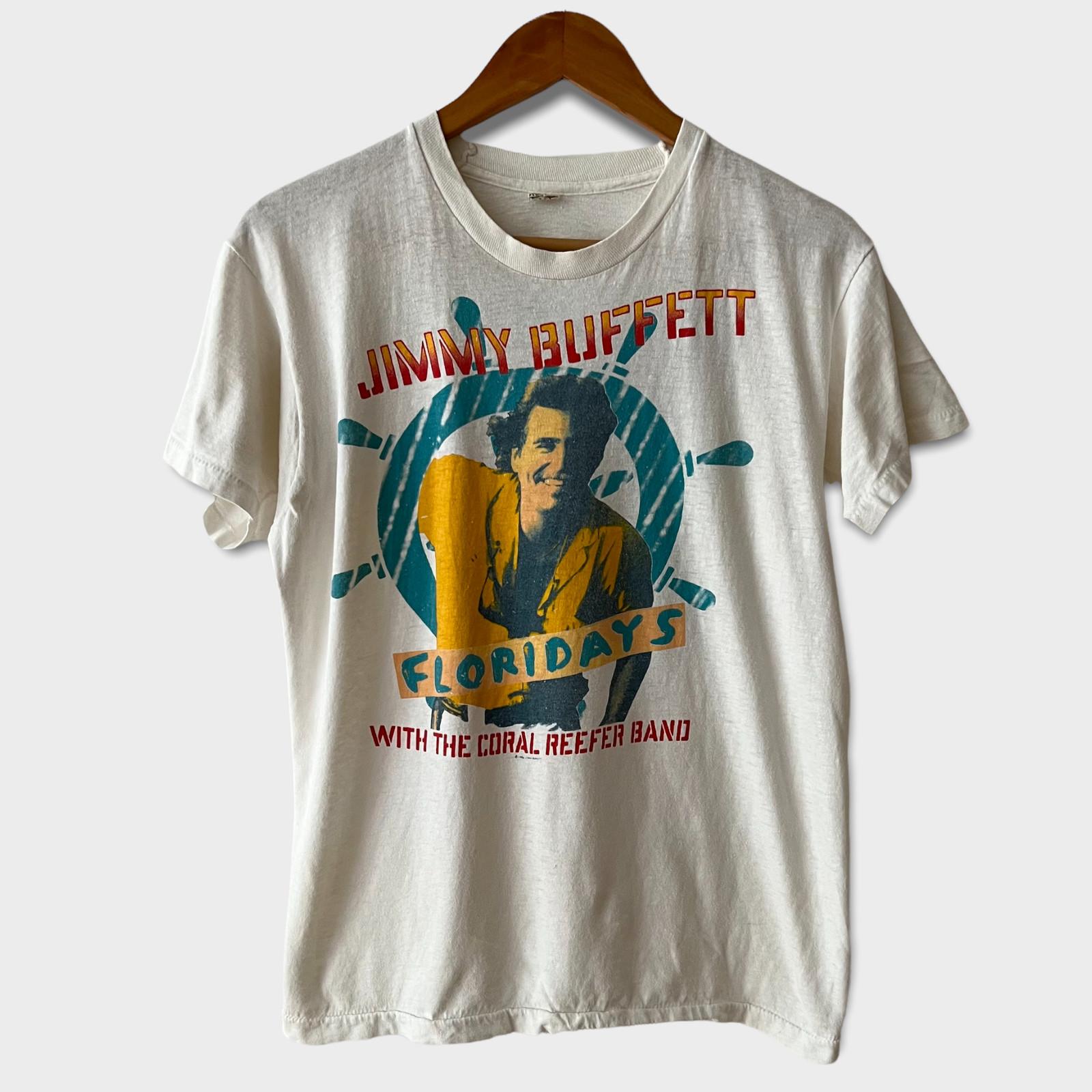 Jimmy Buffett remake white short sleeve t-shirt S-5XL QT6676 M