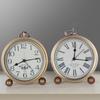 Elegant Metal Clock for Home Decoration Quiet and Battery Powering with Vintage Designing Exquisitedly