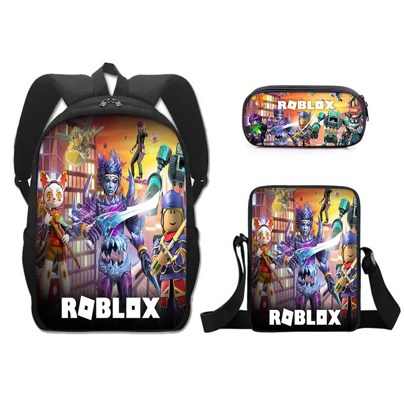 Roblox Kids Backpack Set With Lightweight Oxford Fabric For School And Study Use