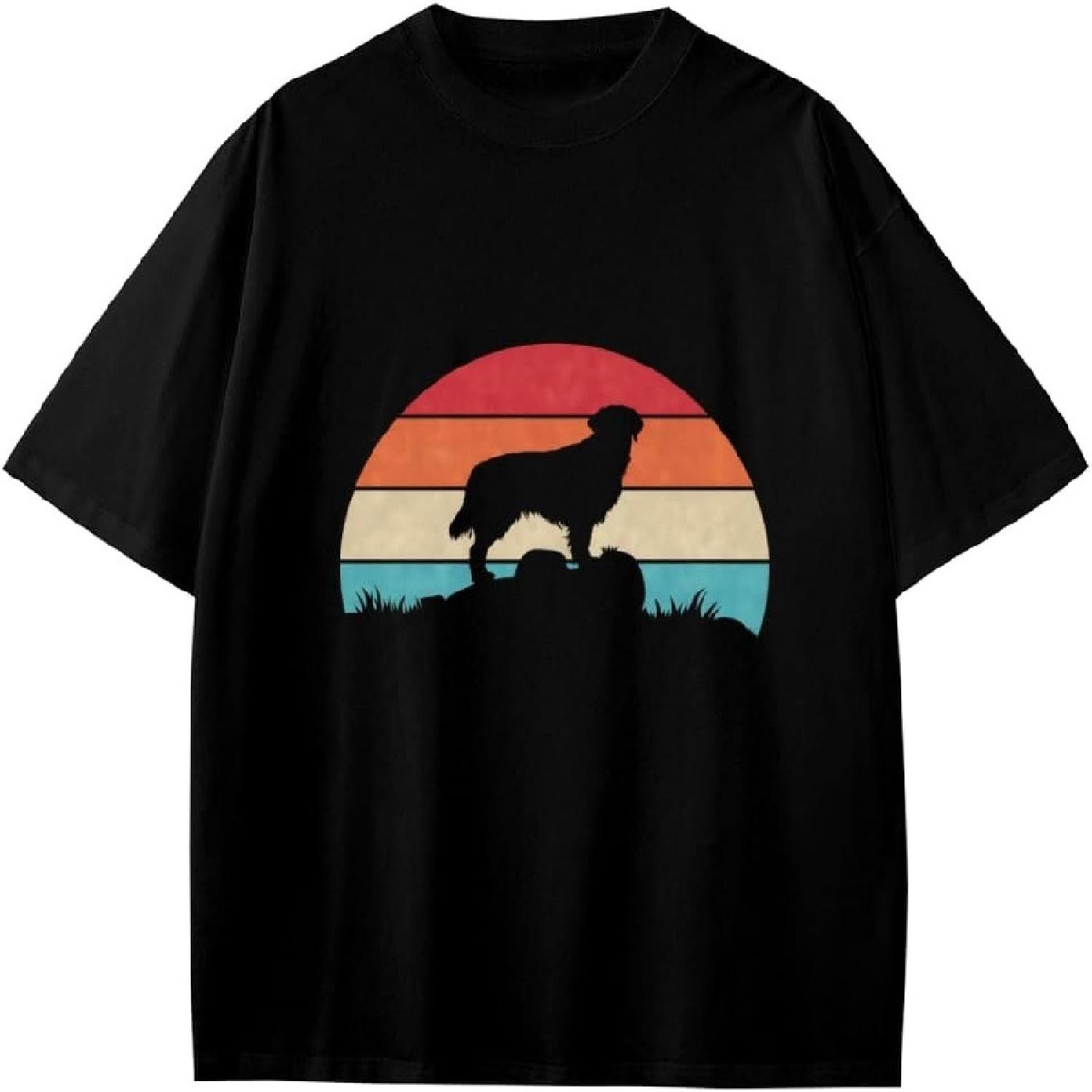 

Golden Retriever Pet Dog Boys Girls Teens T-Shirt Anime Gift XXXXXL чорний