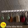 304 Stainless Steel No-Drill Wall Mount Hook Rack Kitchen Bathroom Closet 3 To 10 Hooks Modern Minimalist