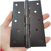 6Inch Stainless Steel Hinge for Wooden Door Black Duty Black Quiet Bearing Flat Swing Hardware