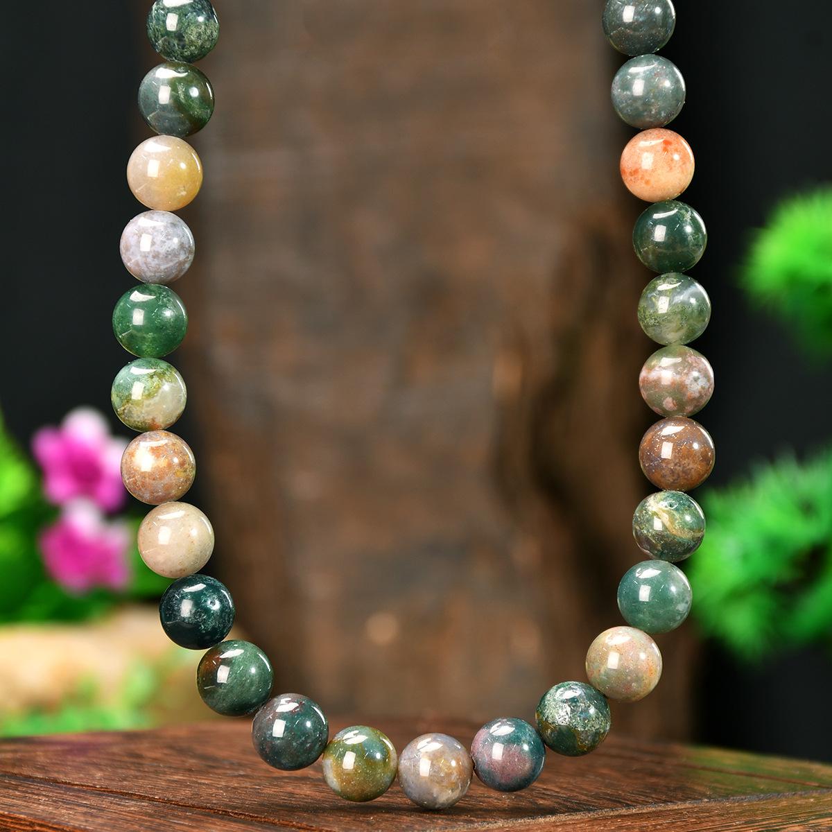 

1Pcs Simple Beaded Necklace Fashionable Short Pearl Chain for Women Natural Transparent Style