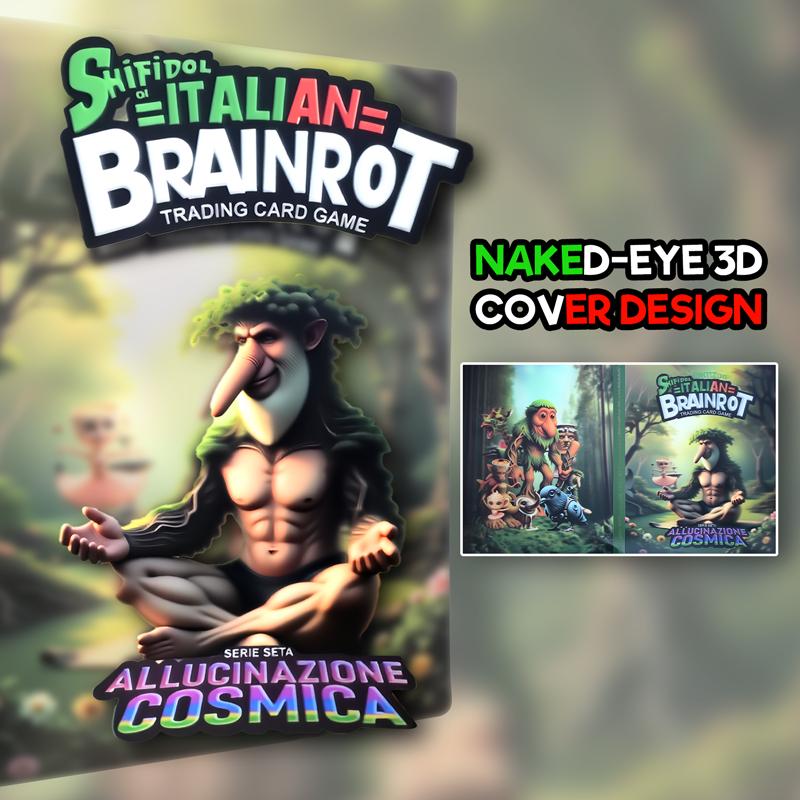 Italian Brainrot Card Booklet Of Collection Tung Tung Tung Sahur Tralalero Tralala Game Cards & Cards Booklet For Kids Toy