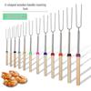 Stainless Steel Telescopic BBQ Skewers for Grilled Chicken, Wings, and Marshmallows