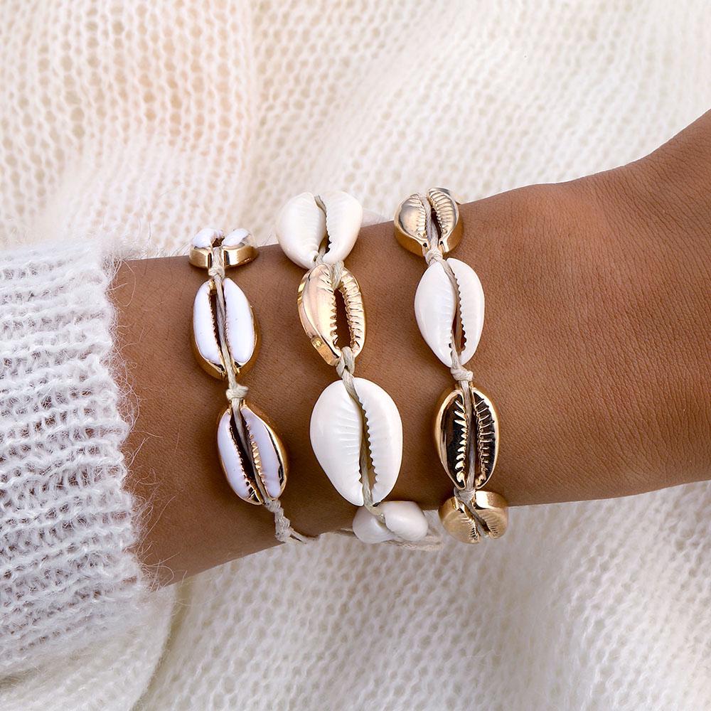 Horizon Women Bohemia Beaded Multilayer Handmade Leather Bracelet