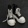 Thick-soled heightening college style high street male female couples big-headed locomotive boots classic high-top Martin boots board shoes