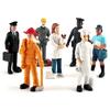Realistic Solid Role Player Doll Ornaments: Veterinarian, Pilot, Postman, Baker