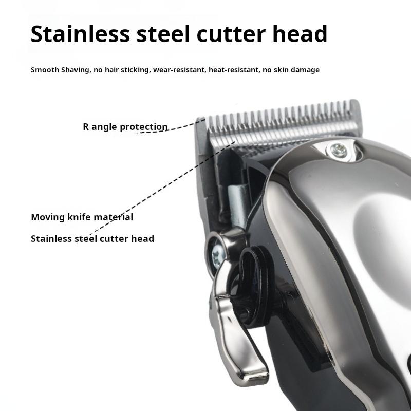 New Retro Electric Hair Clipper Electric Hair Clipper Hair Salon Home LED Digital Display USB Charging Hair Clipper