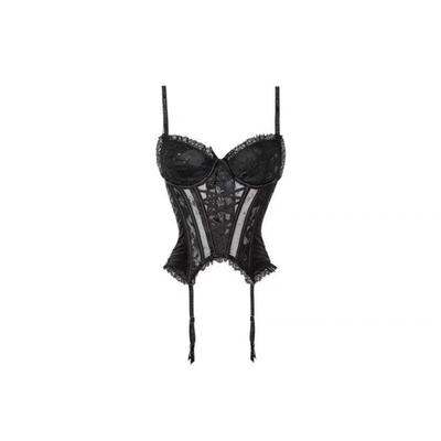 Mode Mesh Transparant Kant Bloemen Camisole Ruches Mouwloos Satijn Vetersluiting Korset Tank Zoet Bretels Vest Reizen