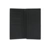 Daks Black Dd Logo Matte Leather Long Wallet Dbwa2f361