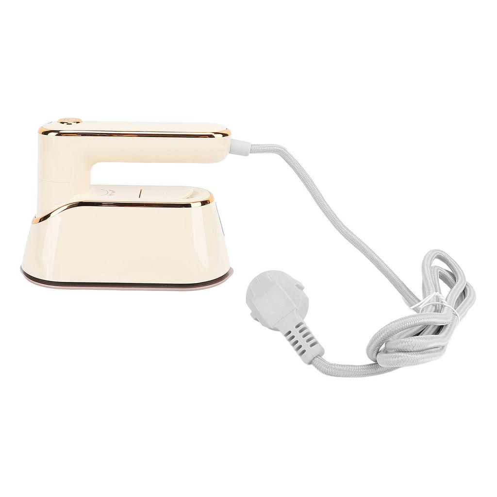 Handheld Steam Iron Beige Portable Rotatable Multifunctional 1300W Quick Preheating Drip Proof Handh
