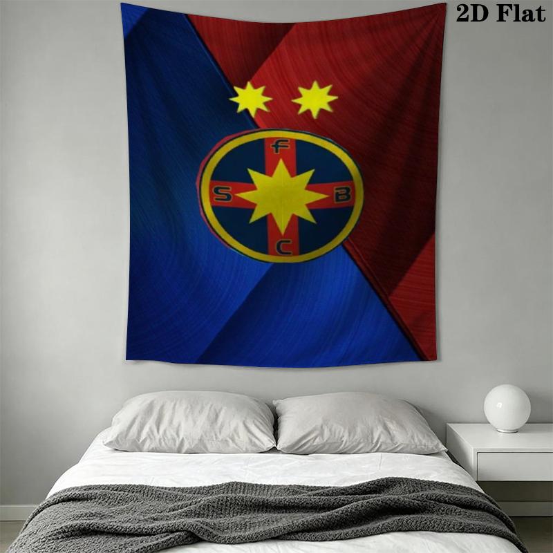 fcsb steaua Wall Tapestry Aesthetic Wall Hanging Printed Fabric Blanket Decorative Tapestries for Bedroom Living Room Home Decor