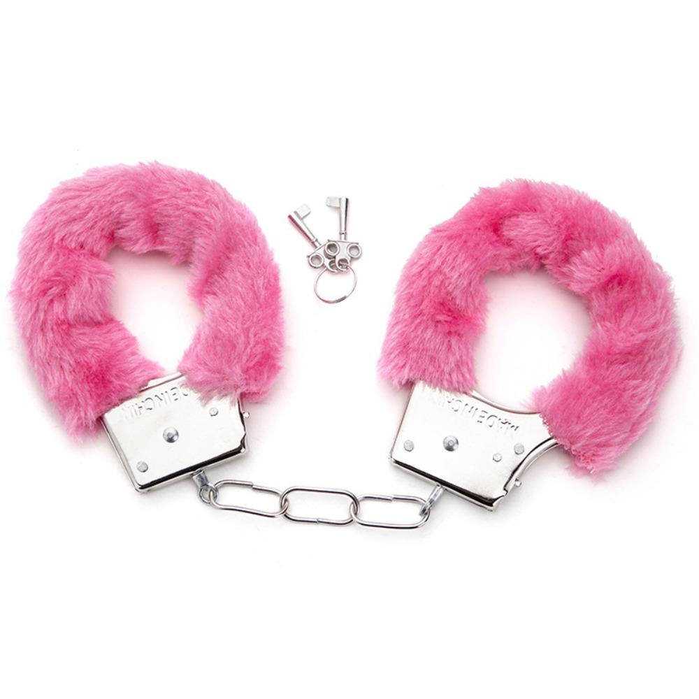 Fluffy SM Bondage Handcuffs Soft Restraints Cuffs Flirt Plush Handcuffs  Adult Games
