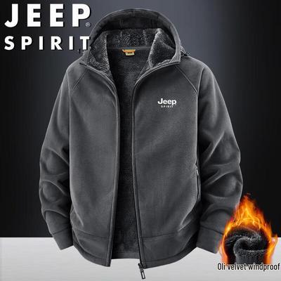 JEEP SPIRIT Men's Hooded Fleece Jacket