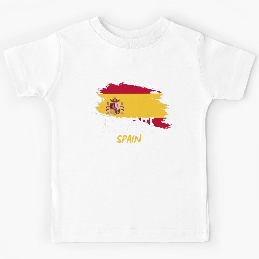 Alicante spain flag souvenir Kids T-Shirt 170