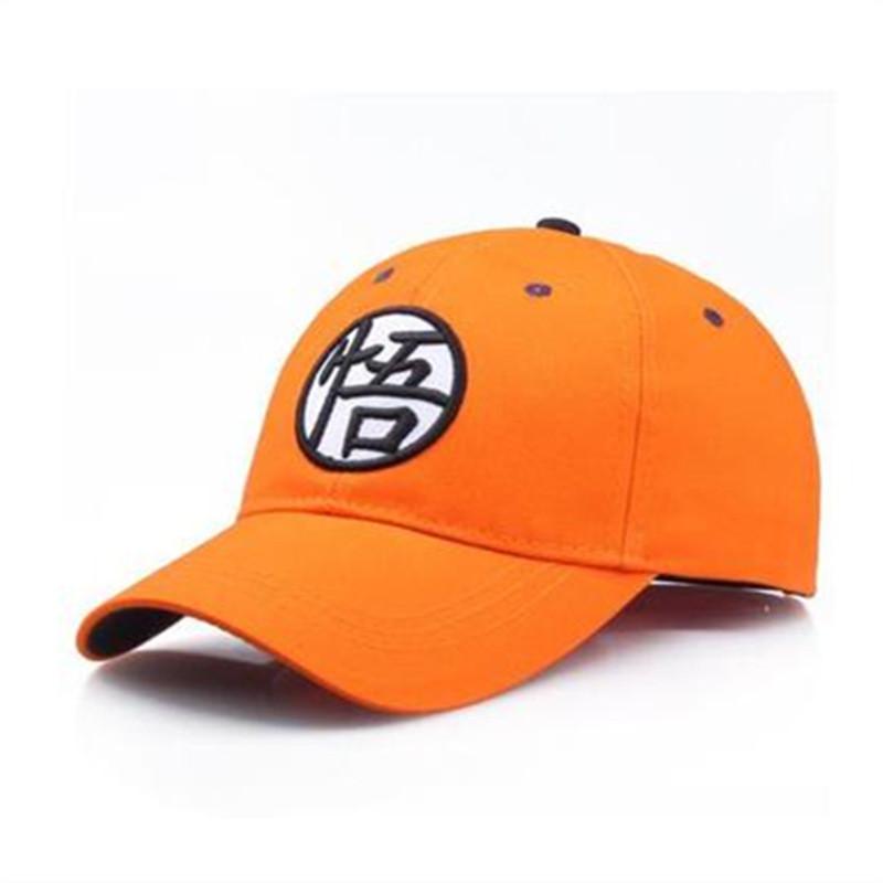 Dragon Ball Baseball Cap With Embroidered Cotton Material Sun Protection For Adults