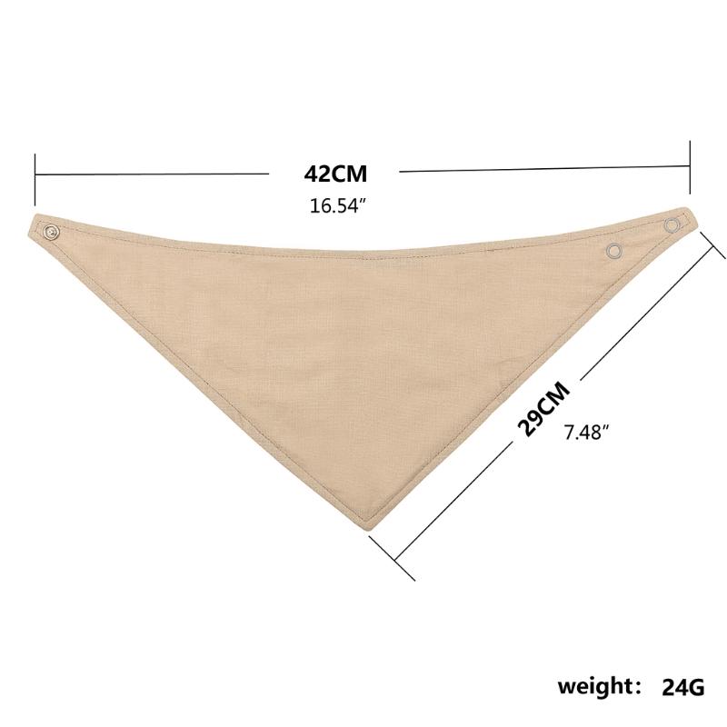 Baby Infant Cotton Bib Newborn Solid Color Triangle Scarf Feeding Saliva Towel Bandana Burp Cloth Boys Girls Gift 3/4/5pcs/Set