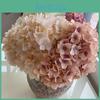Hydrangea Flower Bouquet With Embroidered Ball Handles For Wedding And Hotel Decor