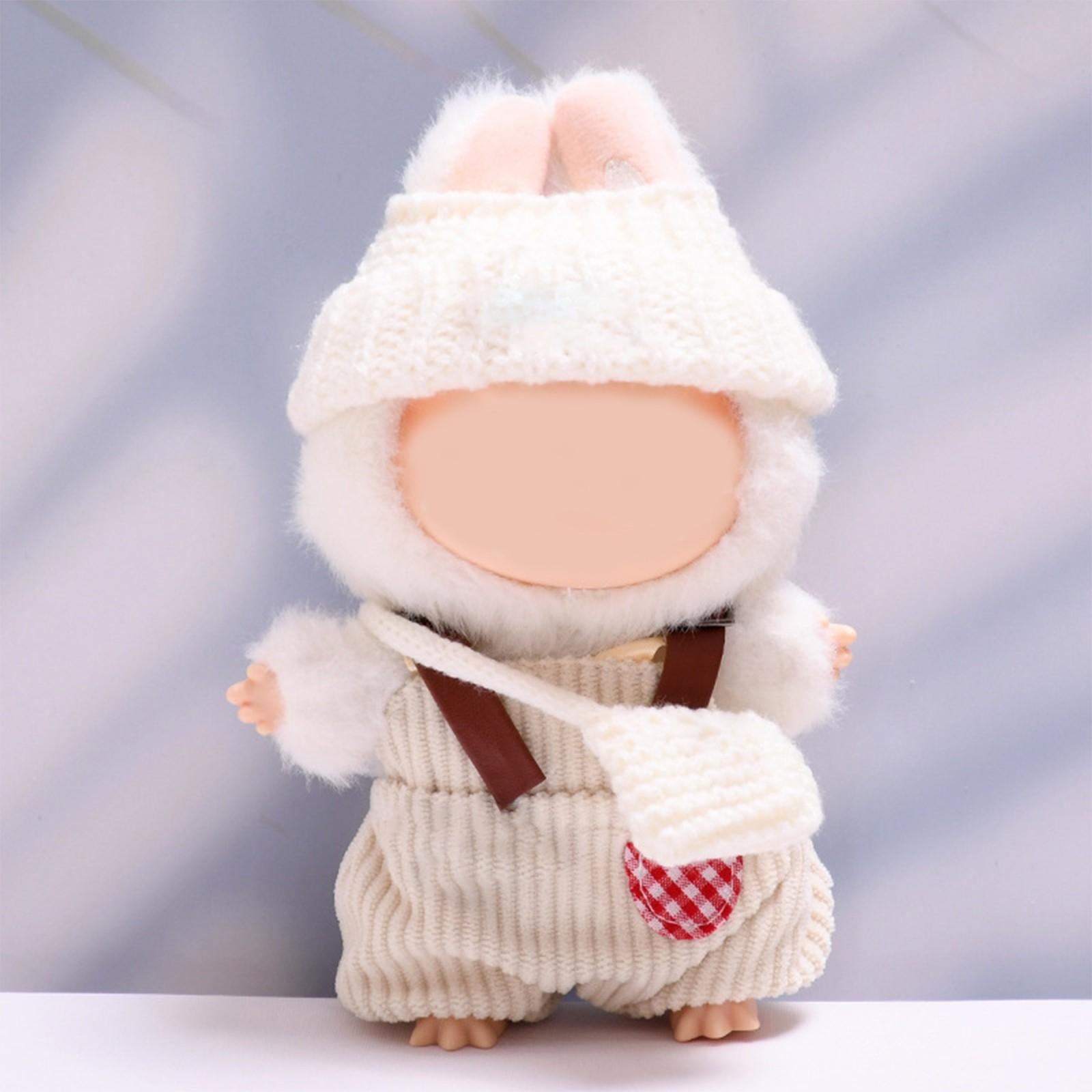 

Веселая одежда для кукол, аниме плюшевые игрушки и милые аксессуары, милая одежда для кукол кроссбоди One Size белый