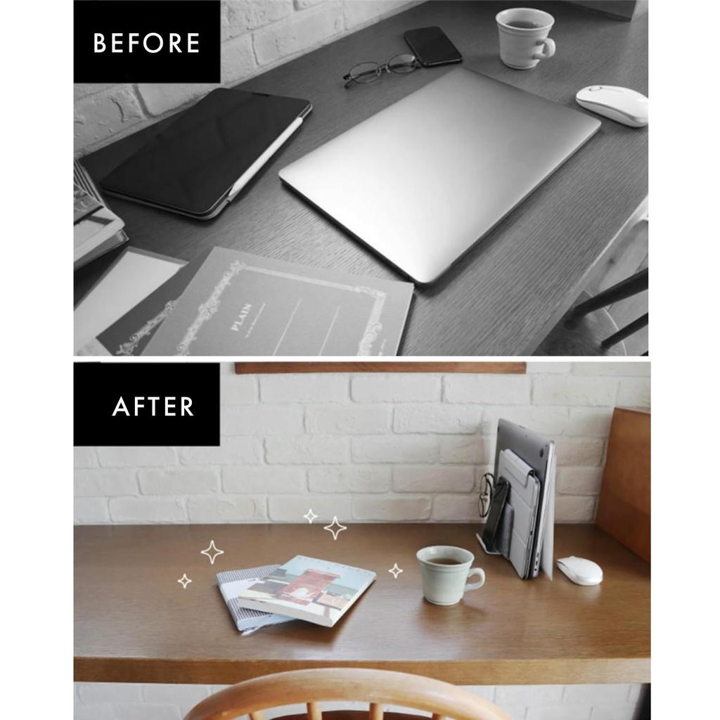 Sonic Laptop Stand for Tablets and Laptops with Felt Cover UT-5352-W