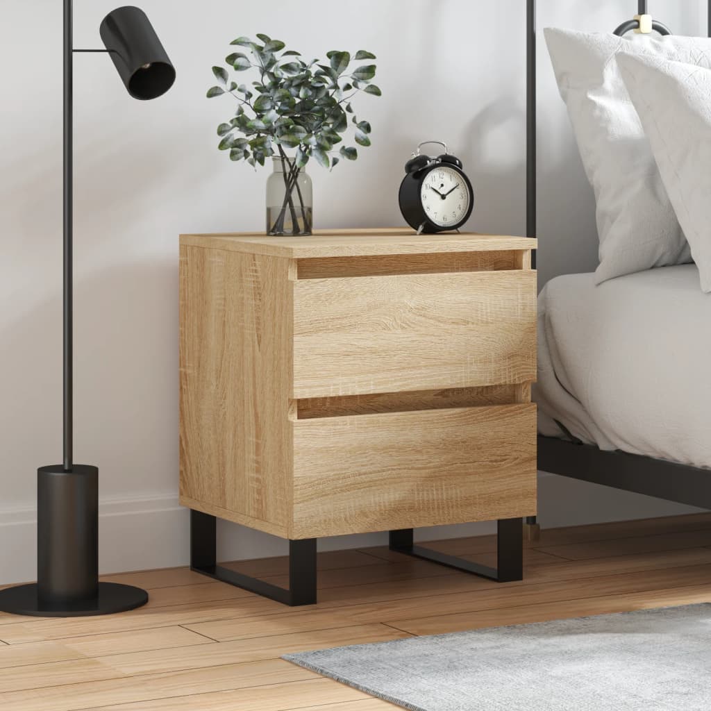 Nightstand Sonoma Oak 40x35x50 Cm Particleboard