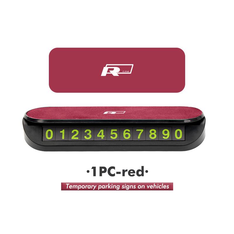 Car Phone Number Card Temporary Parking Card Plate Number For Volkswagen VW Golf 4 5 6 7 GTI Tiguan Passat B5 B6 B7 CC Jetta MK5AO1