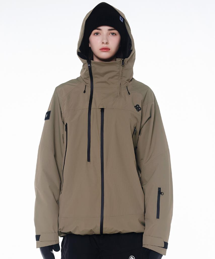 Doll Outerwear 2425 Ricca Snowboard Anorak Jacket Khaki Unisex