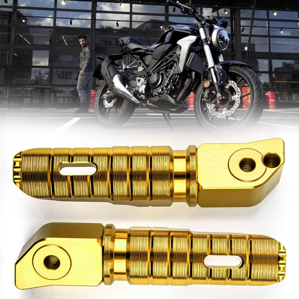 Artudatech Foot Pegs Step Foot Step for Honda CBR250RR 2017-2021 Motorcycle Step Foot Peg Footrest Pedal Footboard Gold