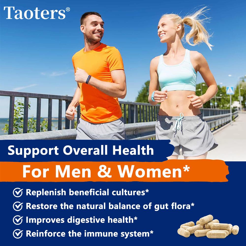 Taoters Prebiotics and Digestive Enzymes Promotes Gut and Digestive Health 120 Capsules