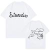 Extremoduro Bomb Graphic Double-Sided T-Shirt, Unisex Spanish Rock Fan Streetwear Tee, 100% Cotton Casual Short Sleeve Top