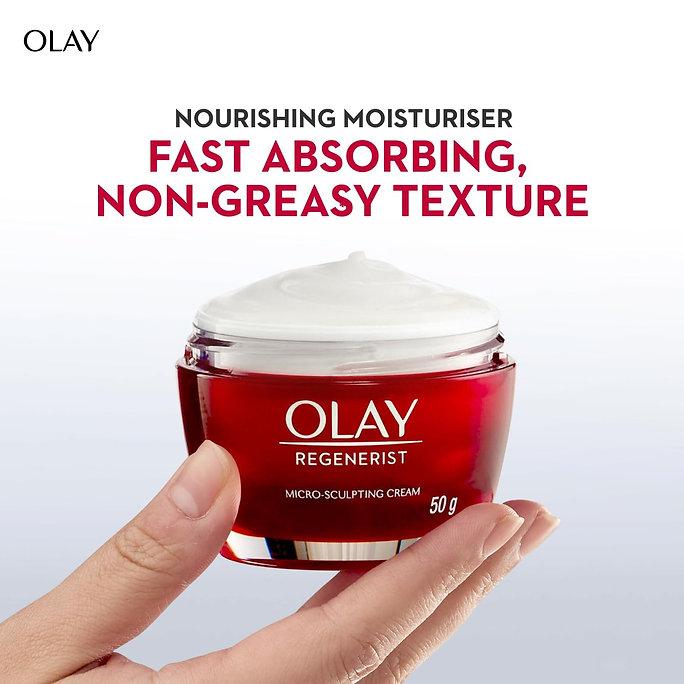 Olay Regenerist Micro-Sculpting Day Cream, 50gm Each (Pack of 2)