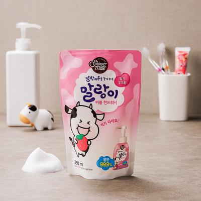 Malan Kuh Handwaschmittel Nachfüllung (Erdbeermilch) 250ml