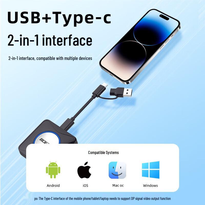 BOEGAM BGDR200 Enterprise Wireless Screen Projector (CN version)