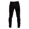 Men's Skinny Stretch Jeans Light Blue Fit Jean Men Slim Fit Button Straight Denim Trousers
