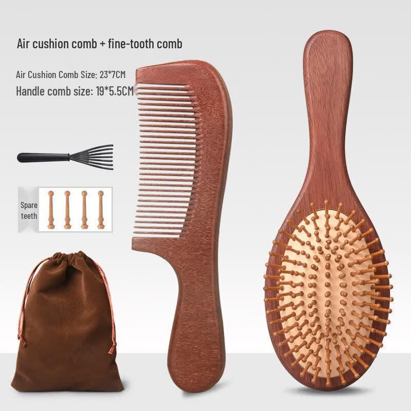 LIEI Sandalwood Air Cushion Massage Hairbrush