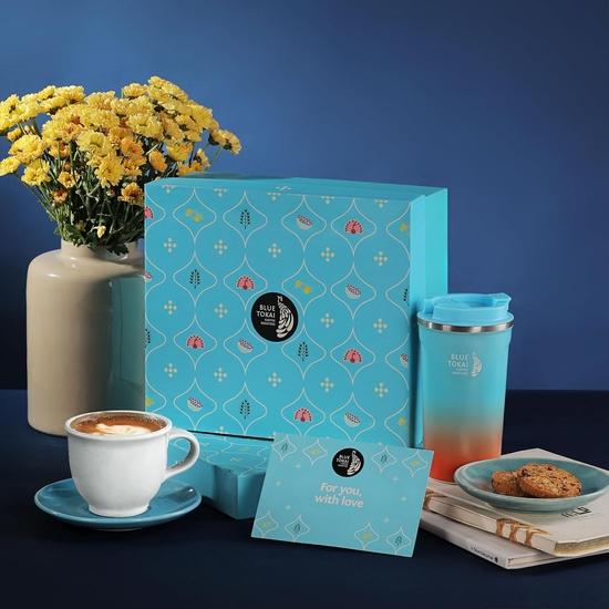 Blue Tokai Coffee Roasters Sanchay Gift Hamper | Sipper, Roasted Dry Fruits | Festive Gifts | Gourmet and Premium Coffee Gift Hampers