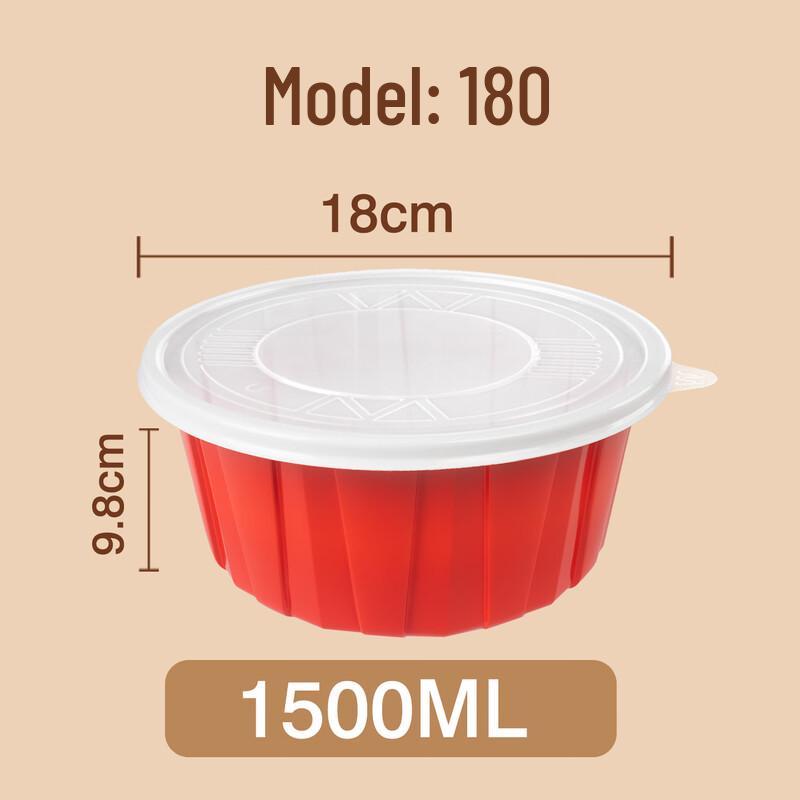 

Handon 1500ml Disposable Wheat Straw Food Containers with Lids