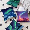 Nature Aurora Beauty Personalized Picture Text Home Decorative Pillows Household Gifts 45X45Cm