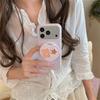 Japanese & Korean Polka Dot Heart Bear Magnetic Case for iPhone 17, 16 Pro Max, 15, 14 - New Model