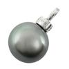 Pendant Top Silver Women Pearl Used