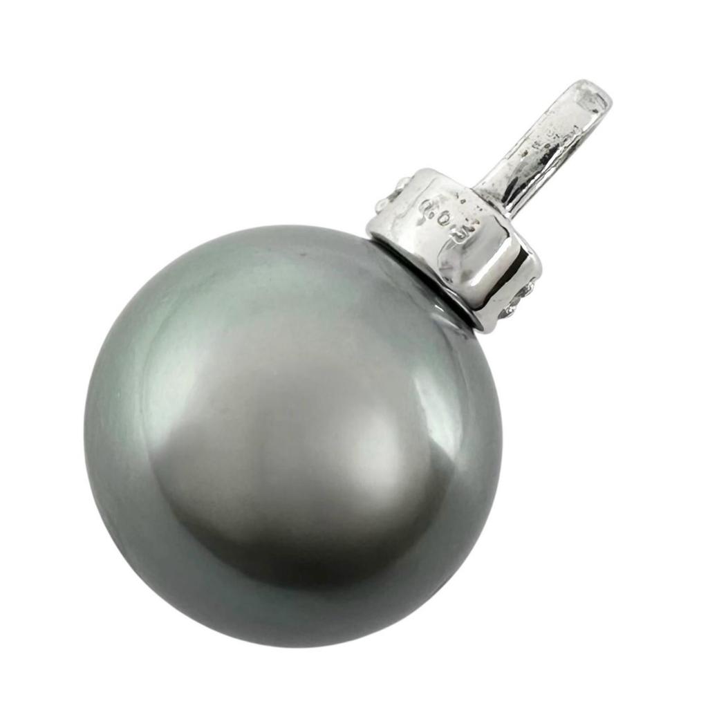 Pendant Top Silver Women Pearl Used