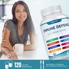 Multivitamin capsules, containing zinc, elderberry, vitamin D3, turmeric, immune support, antioxidant support, suitable for adults.