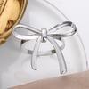 6 pcs Luxury Bow Napkin Ring Decorative Serviette Ring Elegant Napkin Buckle  Thanksgiving Easter