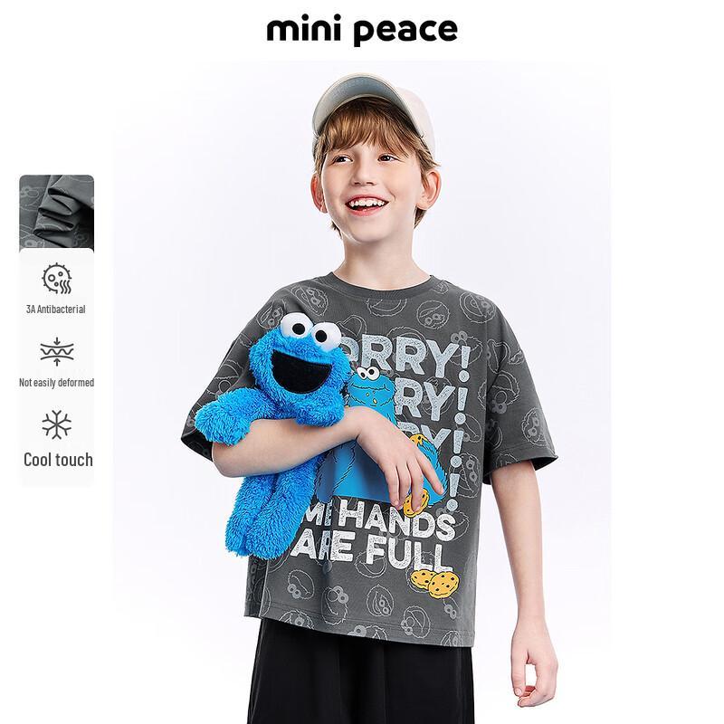 MiniPeace Boys  Cartoon Anime Short Sleeve T-Shirt 140